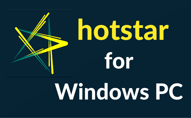 Download Hotstar App for Pc